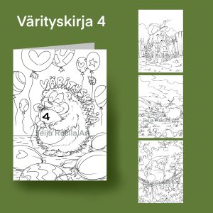 Teija Rusila Art | Värityskirja | Nr. 4