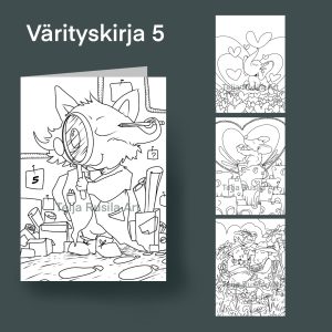 Teija Rusila Art | Värityskirja | Nr. 5