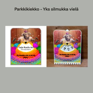 Teija Rusila Art | Parkkikiekko | Yks silmukka vielä