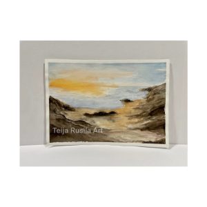 Teija Rusila Art | Taideteos | Rannan syleilyssä