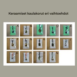 Teija Rusila Art | Keramiikka | Kaulakorut | Eri vaihtoehdot