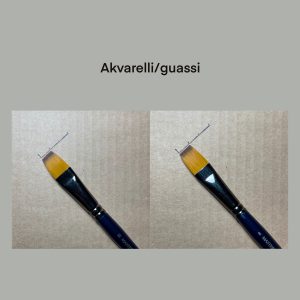 Teija Rusila Art | Taidetarvike | Sivellin akvarelli/Guassi - Leveä
