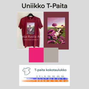 Teija Rusila Art | Aikuisten t-paita | Uniikko