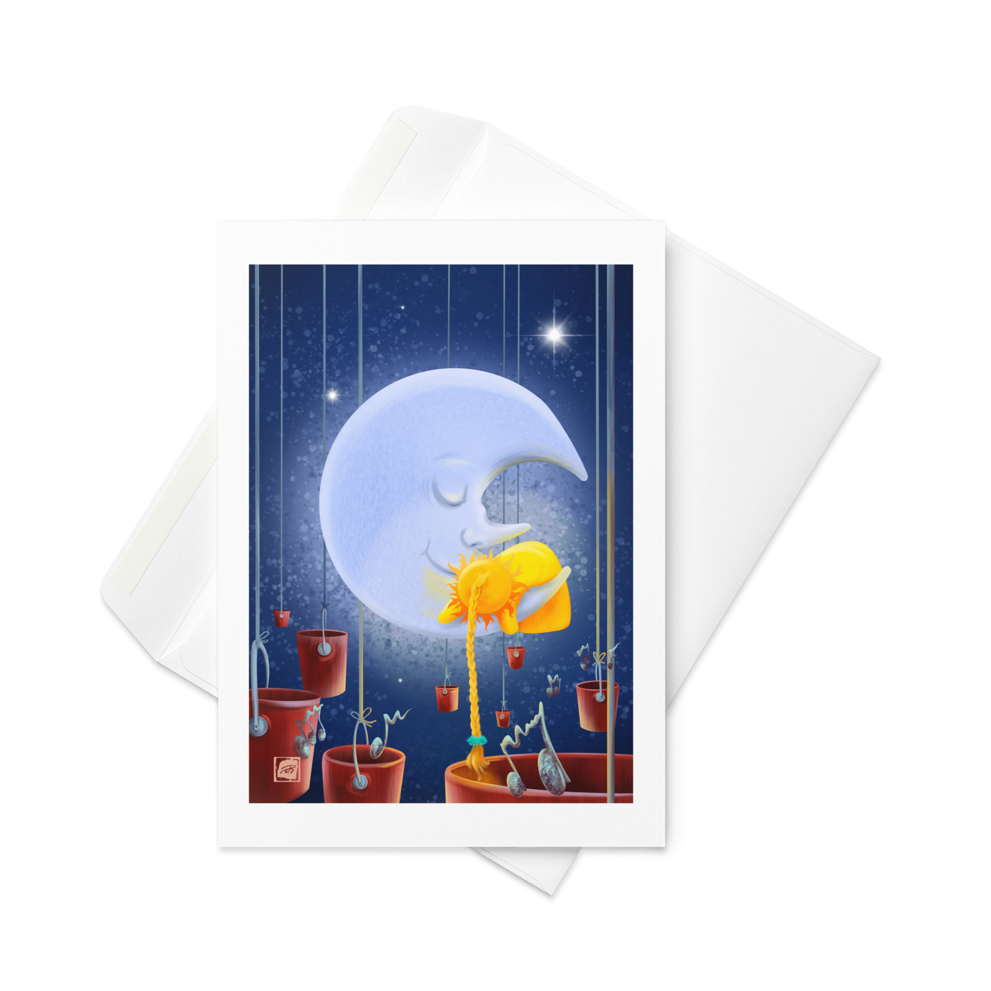Teija Rusila Art | Kaksiosainen taidekortti | Unen lahja - Image 3