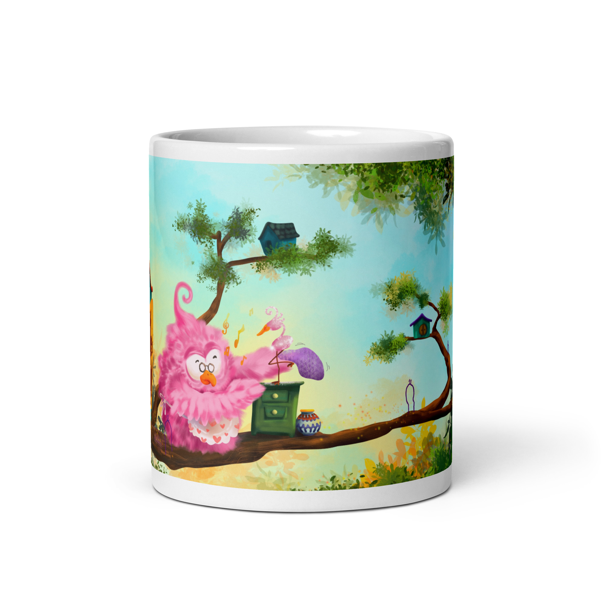 Teija Rusila Art | Muki | Lintu-muki | Sirpaleinen onni - Image 3