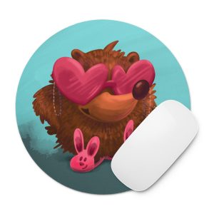 Teija Rusila Art | Pyöreä hiirimatto | Rakkauden näkimet