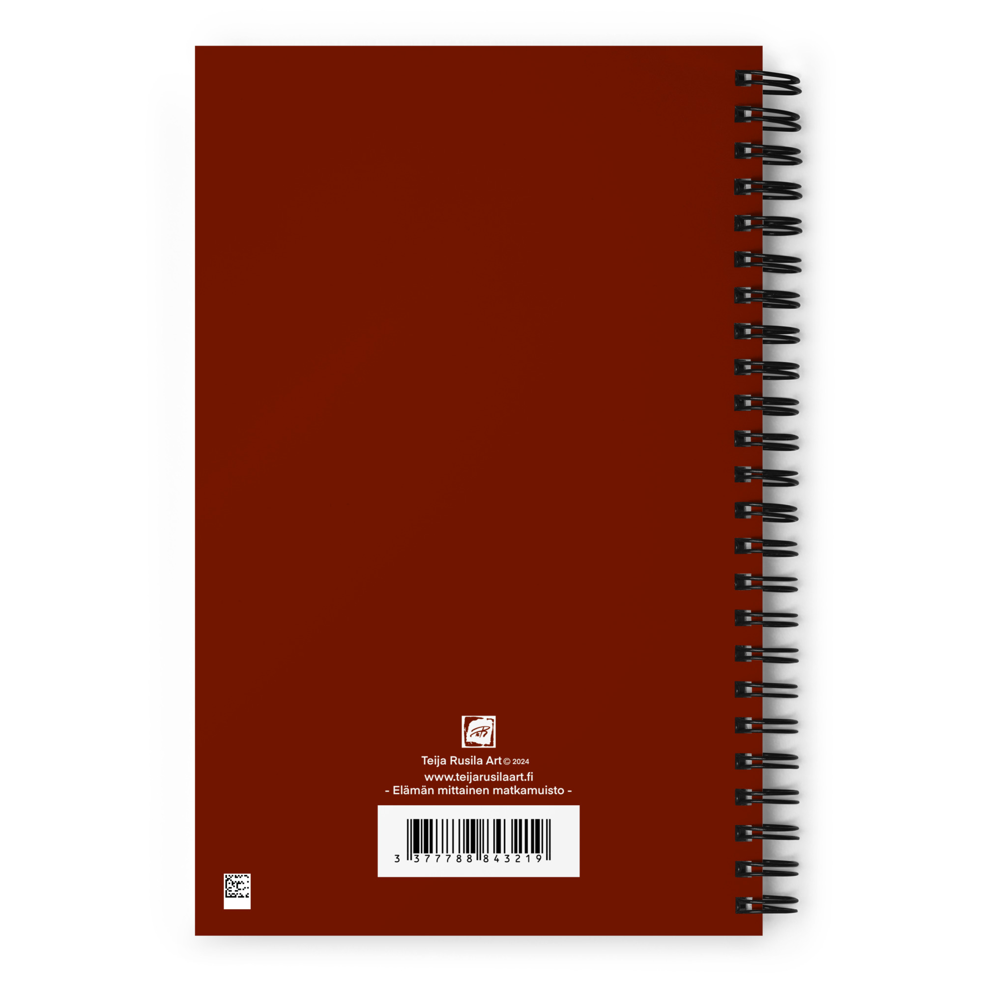 Teija Rusila Art | Spiral notebook | Taidekierrevihko | Elämän mittainen matkamuisto - Image 2